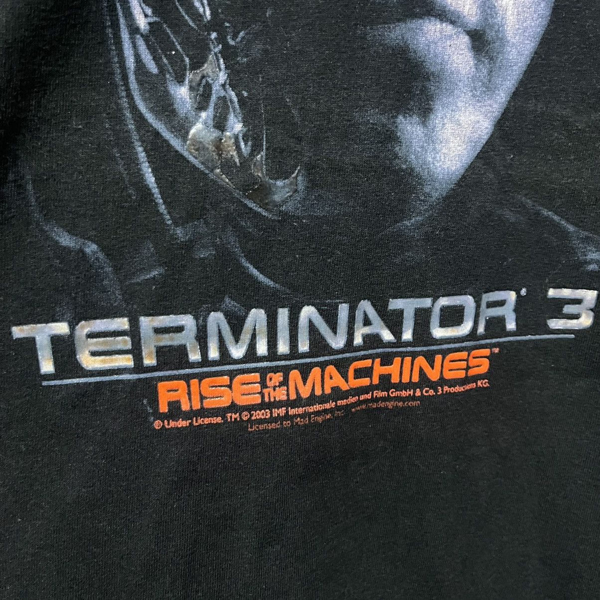 Vintage Vintage 2003 Terminator 3: Rise of the Machines Movie Promo Size US L / EU 52-54 / 3 - 4 Thumbnail