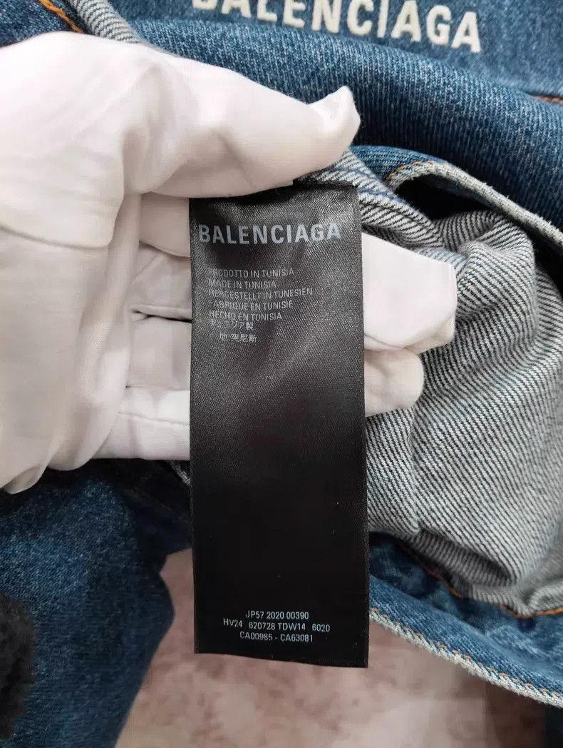 Balenciaga Balenciaga Letter Logo embroidered denim jacket Size US M / EU 48-50 / 2 - 4 Thumbnail