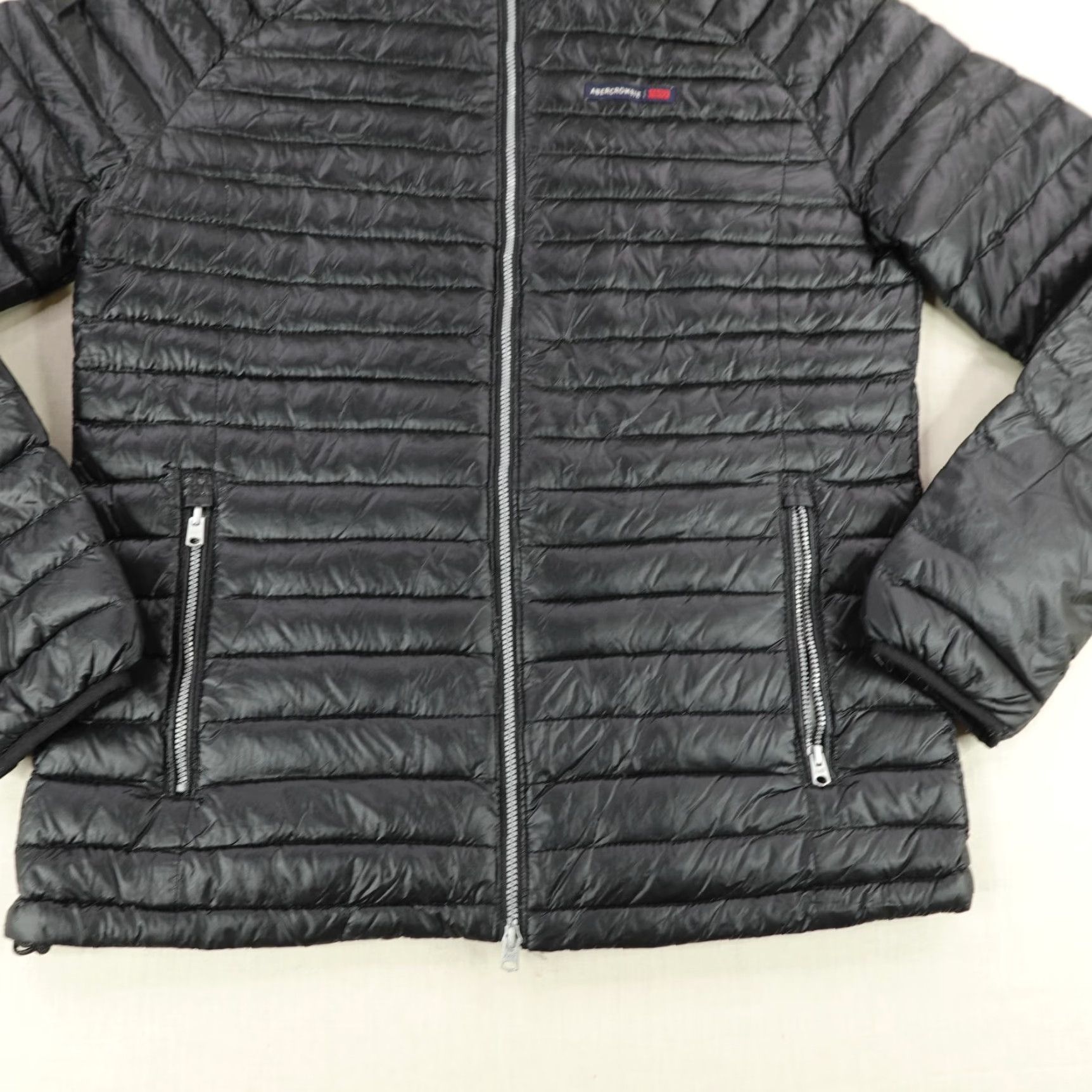 Abercrombie & Fitch Abercrombie & Fitch Jacket Mens Small Black Puffer Quilted Down Zip Size US S / EU 44-46 / 1 - 4 Thumbnail