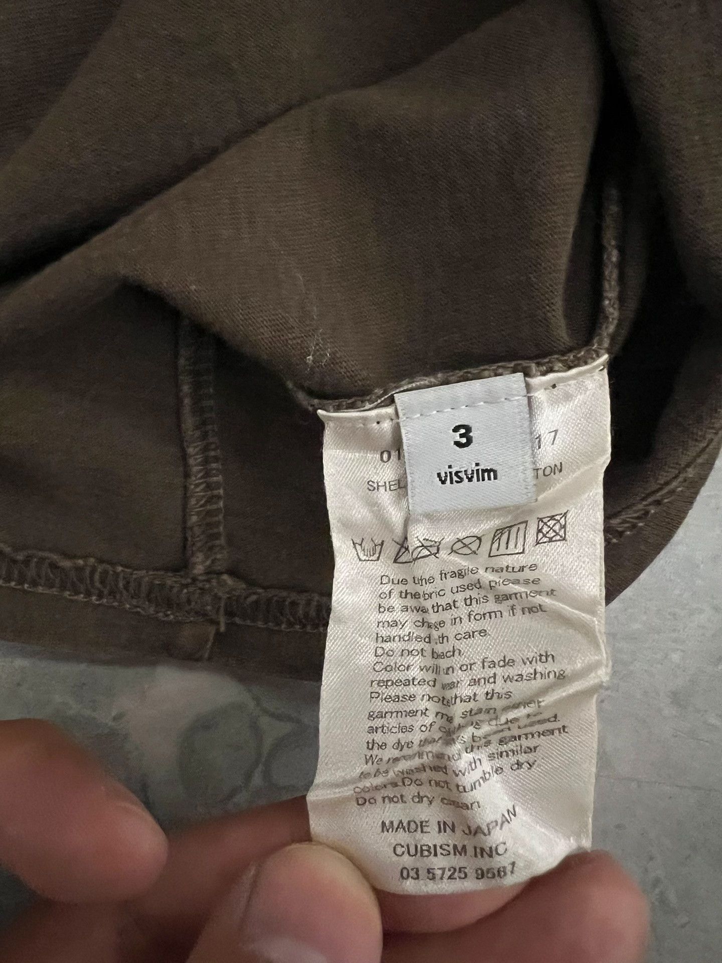 Visvim visvim 14ss Jumbo Tee S/S DK.MUD Size US L / EU 52-54 / 3 - 5 Thumbnail