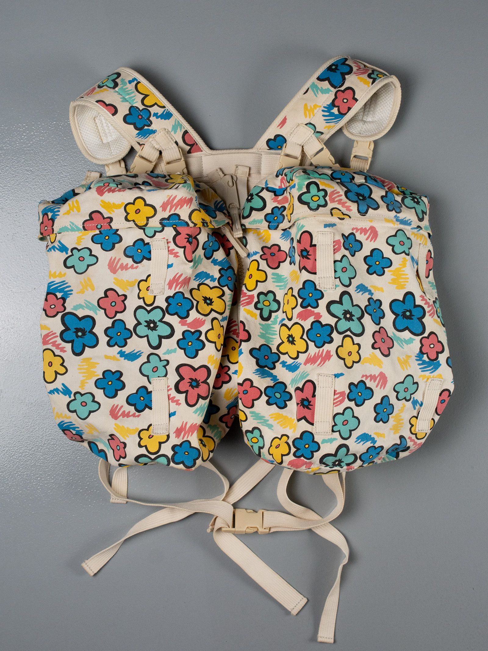 Bernhard Willhelm Bernhard Willhelm - S/S 2003 - floral double backpack Size ONE SIZE - 1 Thumbnail