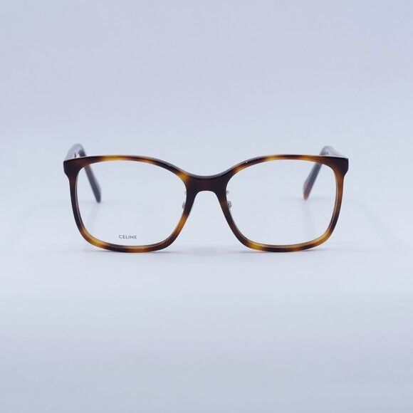 Celine Celine CL50027J 056 Eyeglasses Light Havana 55mm Square Size ONE SIZE - 3 Thumbnail
