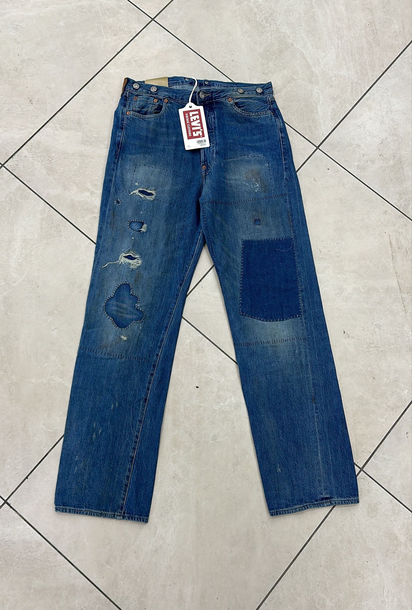 Levi's Vintage Clothing LVC Levi's Vintage Clothing 1915 501XX BigE Selvedge Jeans Size US 30 / EU 46 - 4 Thumbnail