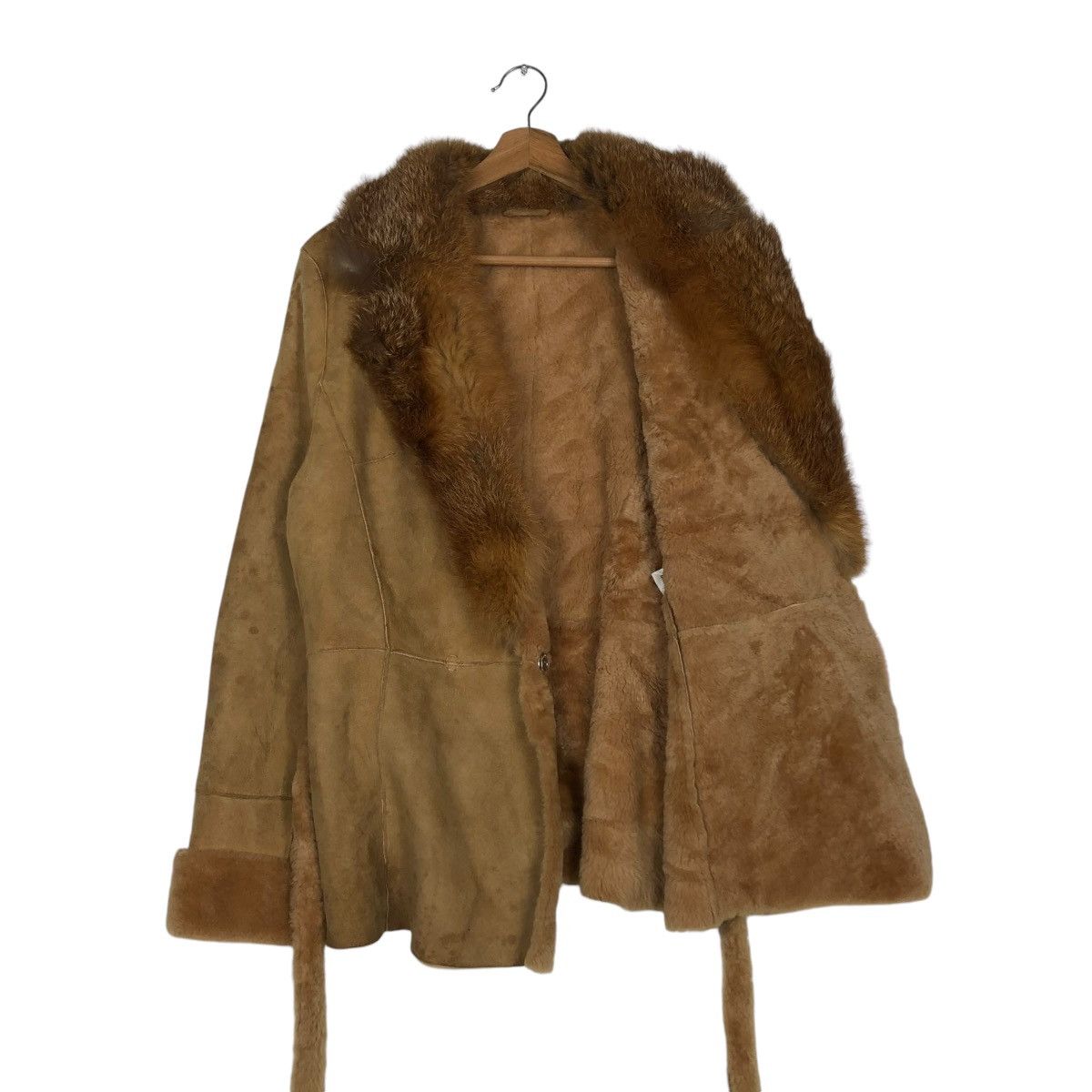 Vintage 🔥VINTAGE LEATHER JACKET SHEARLING MINK FUR L&R SPAIN Size US M / EU 48-50 / 2 - 13 Thumbnail