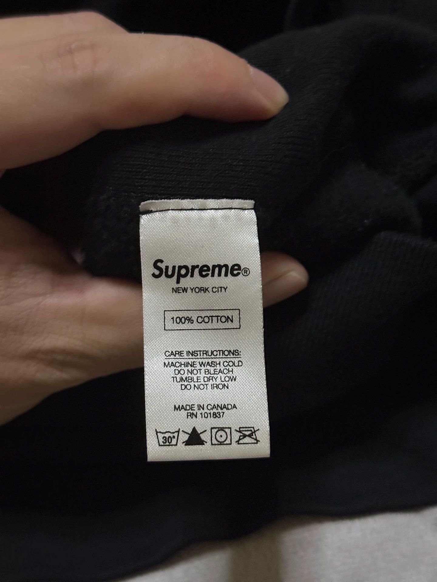 Supreme Supreme 16FW Box Logo Hoodie Black on Black XL Size US XL / EU 56 / 4 - 4 Thumbnail