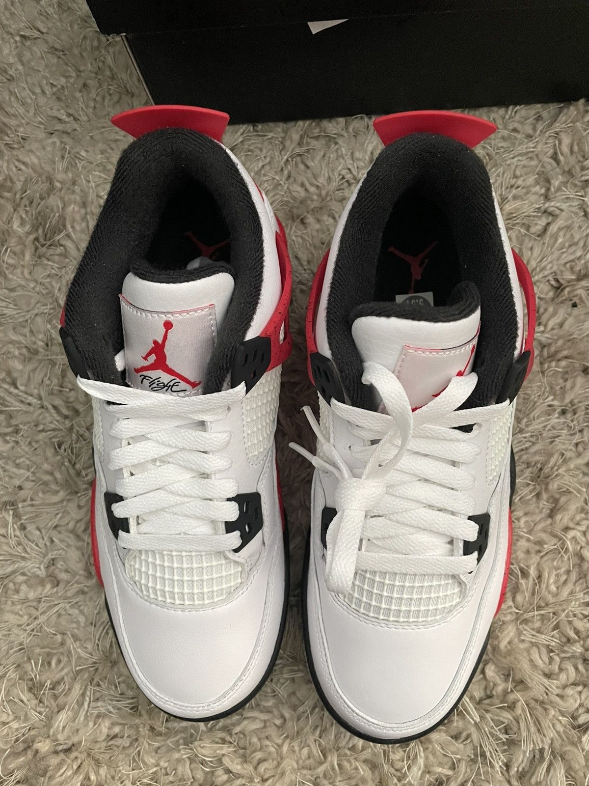 Jordan Brand Jordan 4 Red Cement Size US 5.5 / EU 38 - 5 Thumbnail