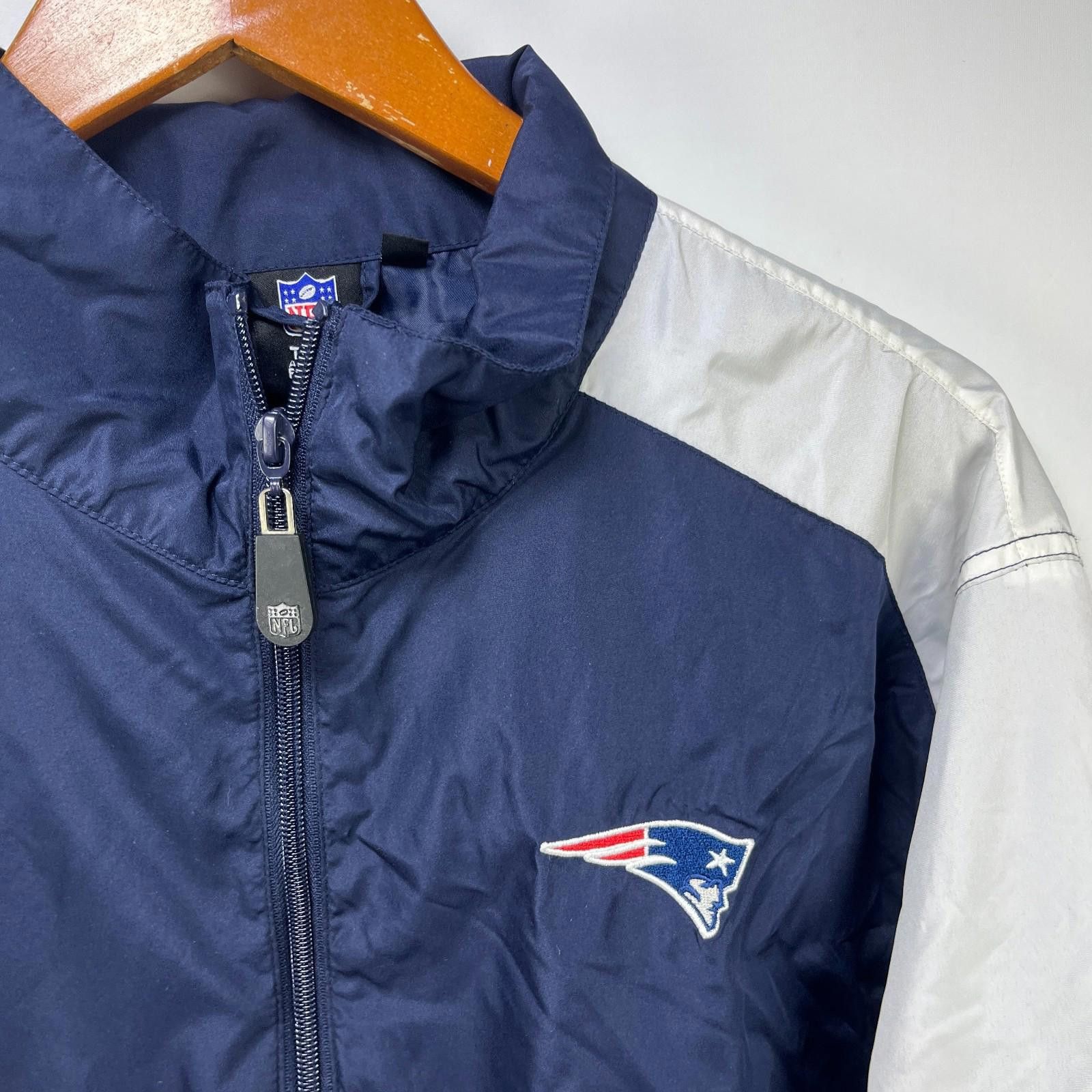 Other Vintage New England Patriots Windbreaker Jacket XL NFL Size ONE SIZE - 3 Thumbnail