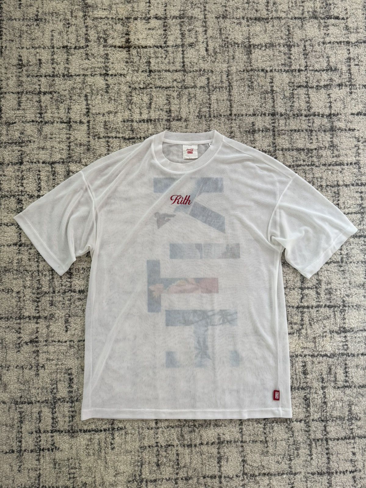 Kith Mesh Tee with Hawaiian Kith Logo Size US S / EU 44-46 / 1 - 2 Thumbnail