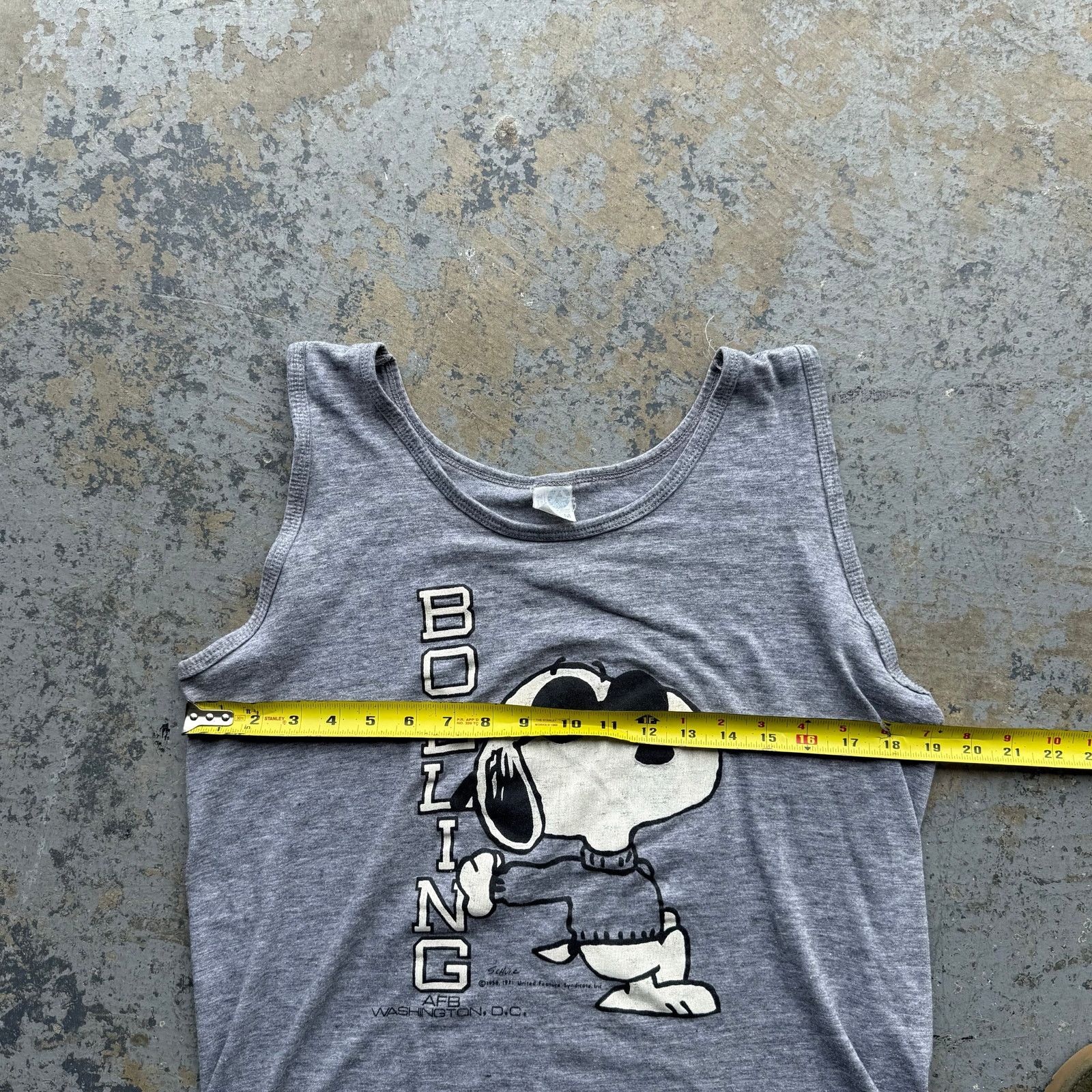 Artek Vintage 70’s 80’s Artek Snoopy Peanuts Tank Top Sz M Size US M / EU 48-50 / 2 - 6 Thumbnail