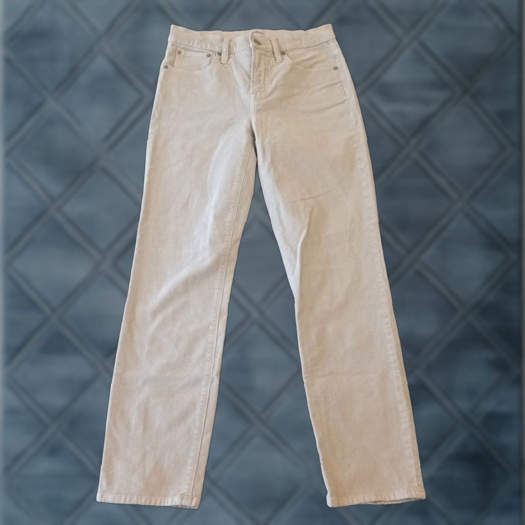 J.Crew J.Crew Pants Womens Size 26 Light Gray Corduroy Chino 27x27 Mid Rise Size 26" / US 2 / IT 38 - 1 Thumbnail