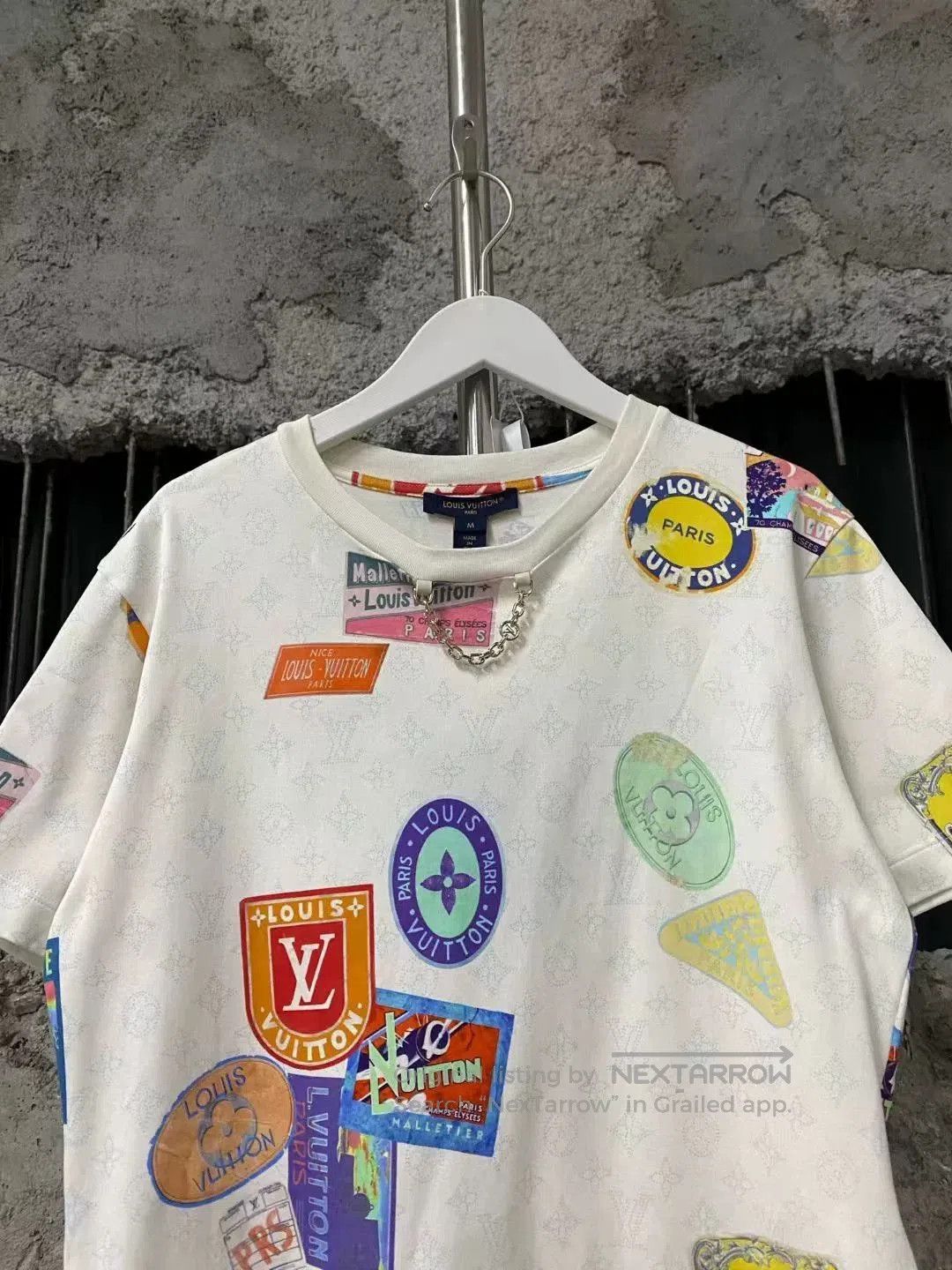 Louis Vuitton louis vuitton chain logo short sleeve shirt. Size US M / EU 48-50 / 2 - 3 Thumbnail