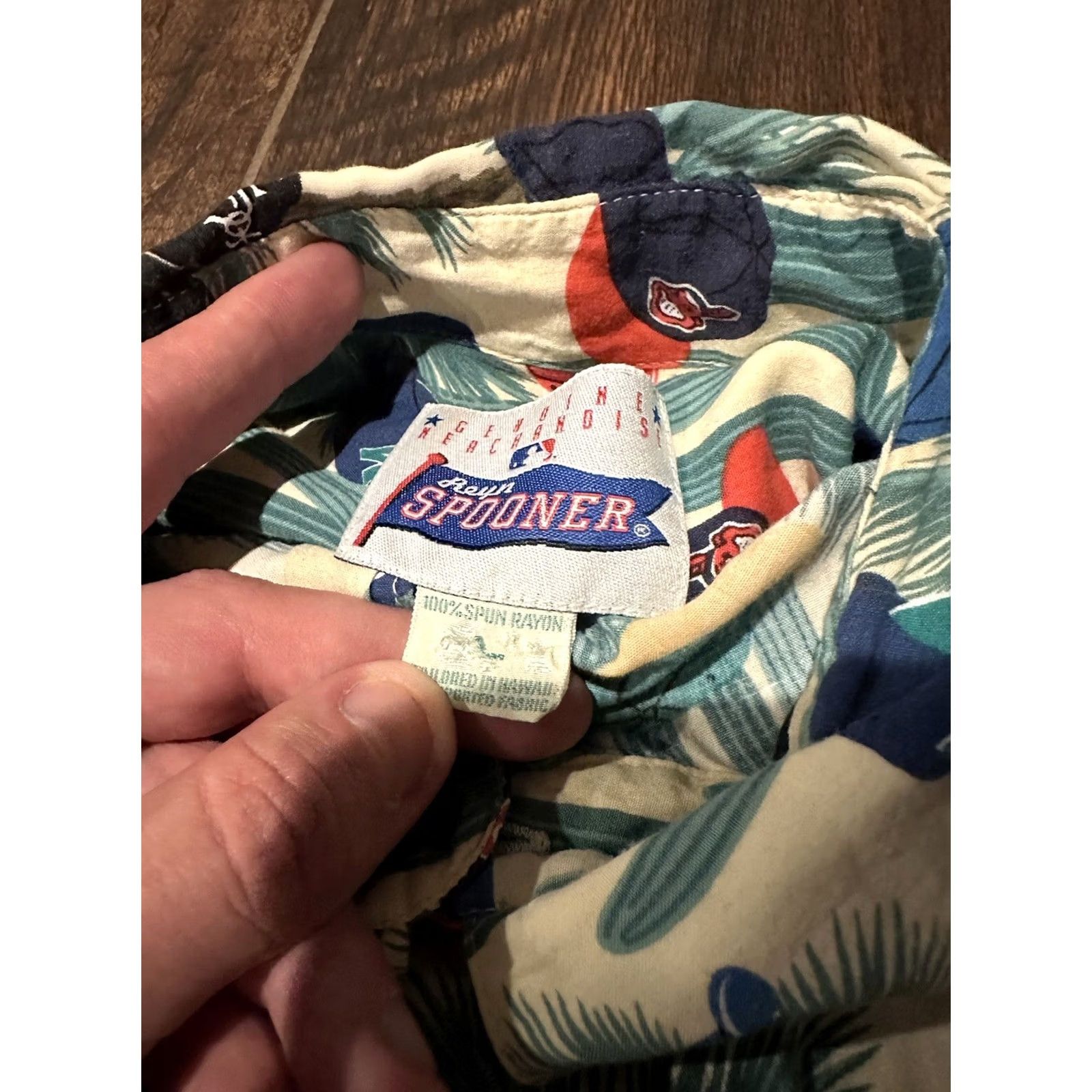 Reyn Spooner Reyn Spooner MLB Spring Training Hawaiian Shirt Large Adult Multicolor Button-Up with Floral Print Size US L / EU 52-54 / 3 - 4 Thumbnail