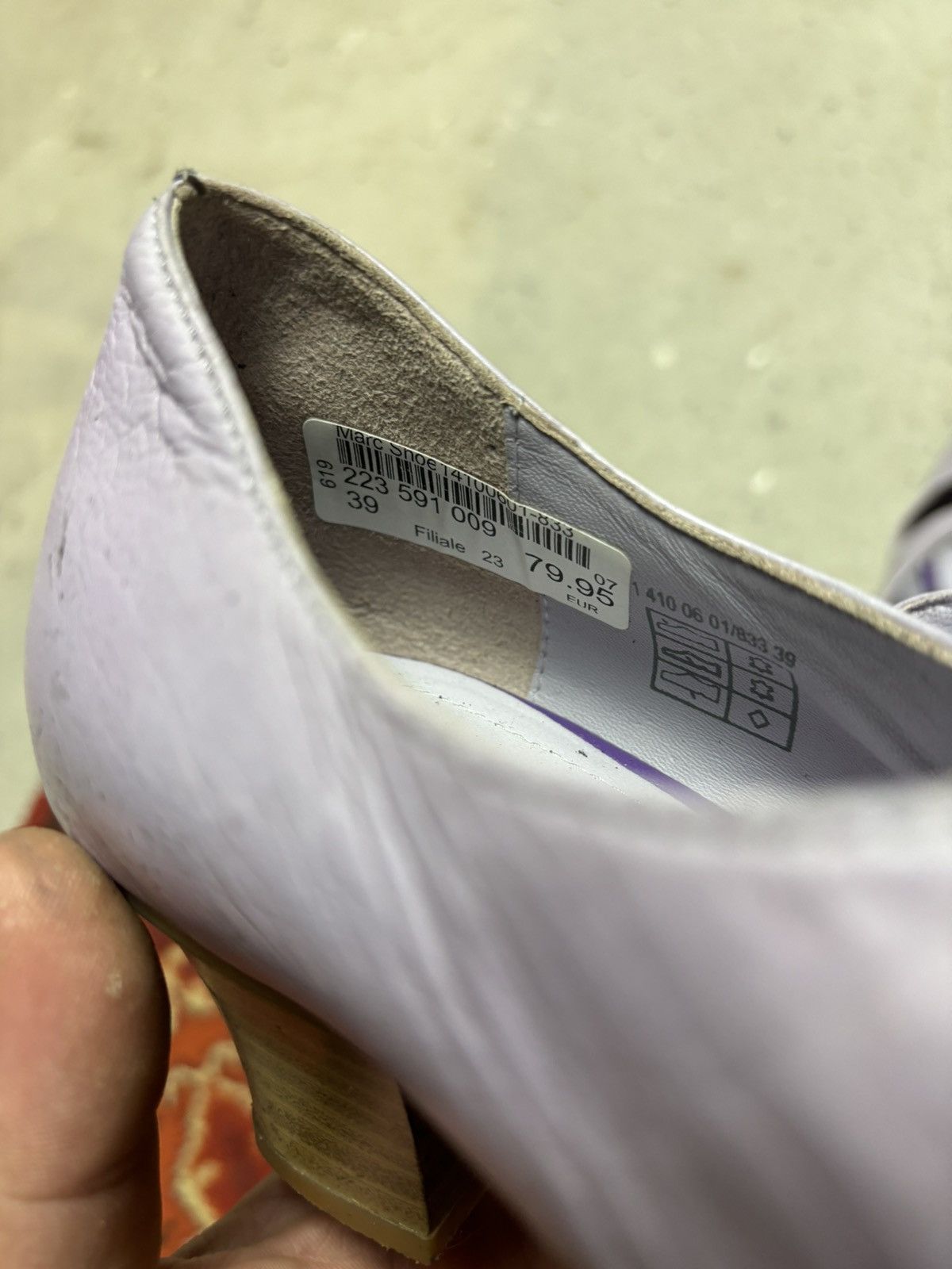 Japanese Brand × Vintage Vintage MARC Pumps Flieder/Lila Lavendel Banja Heels Size US 9 / IT 39 - 8 Thumbnail