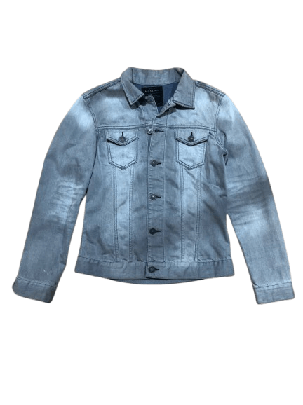 Allsaints Vintage Allsaints Gray 100% Cotton Denim Jacket Size M Size US M / EU 48-50 / 2 - 1 Thumbnail