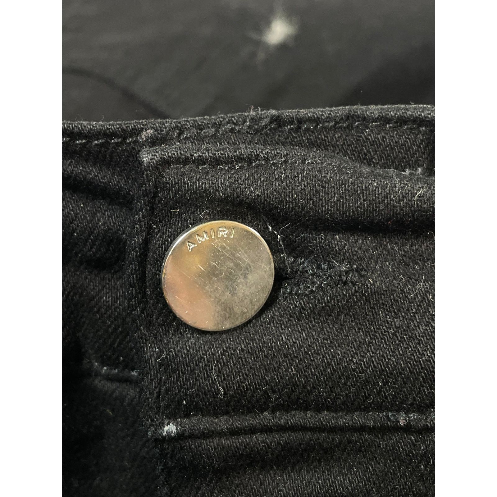 Amiri Amiri MX1 Gold Patch Black Jeans Size US 38 / EU 54 - 7 Thumbnail
