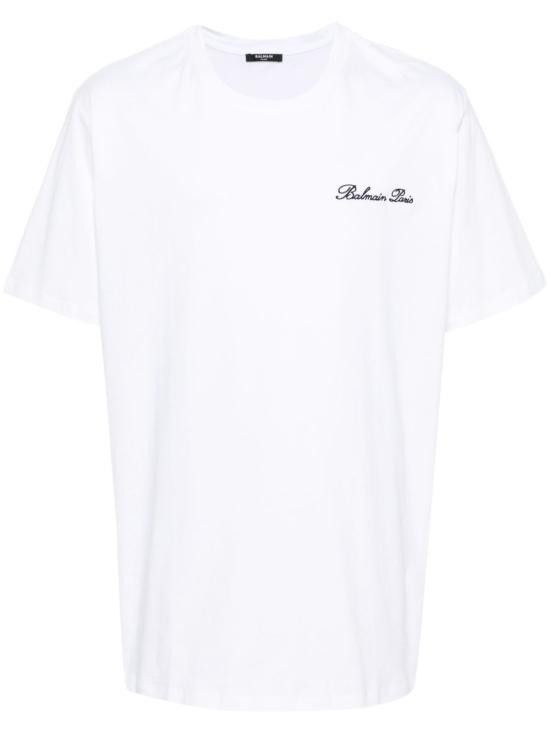 Balmain BALMAIN Men T-Shirts DH1EG010BC68 GAB White Size US M / EU 48-50 / 2 - 1 Thumbnail