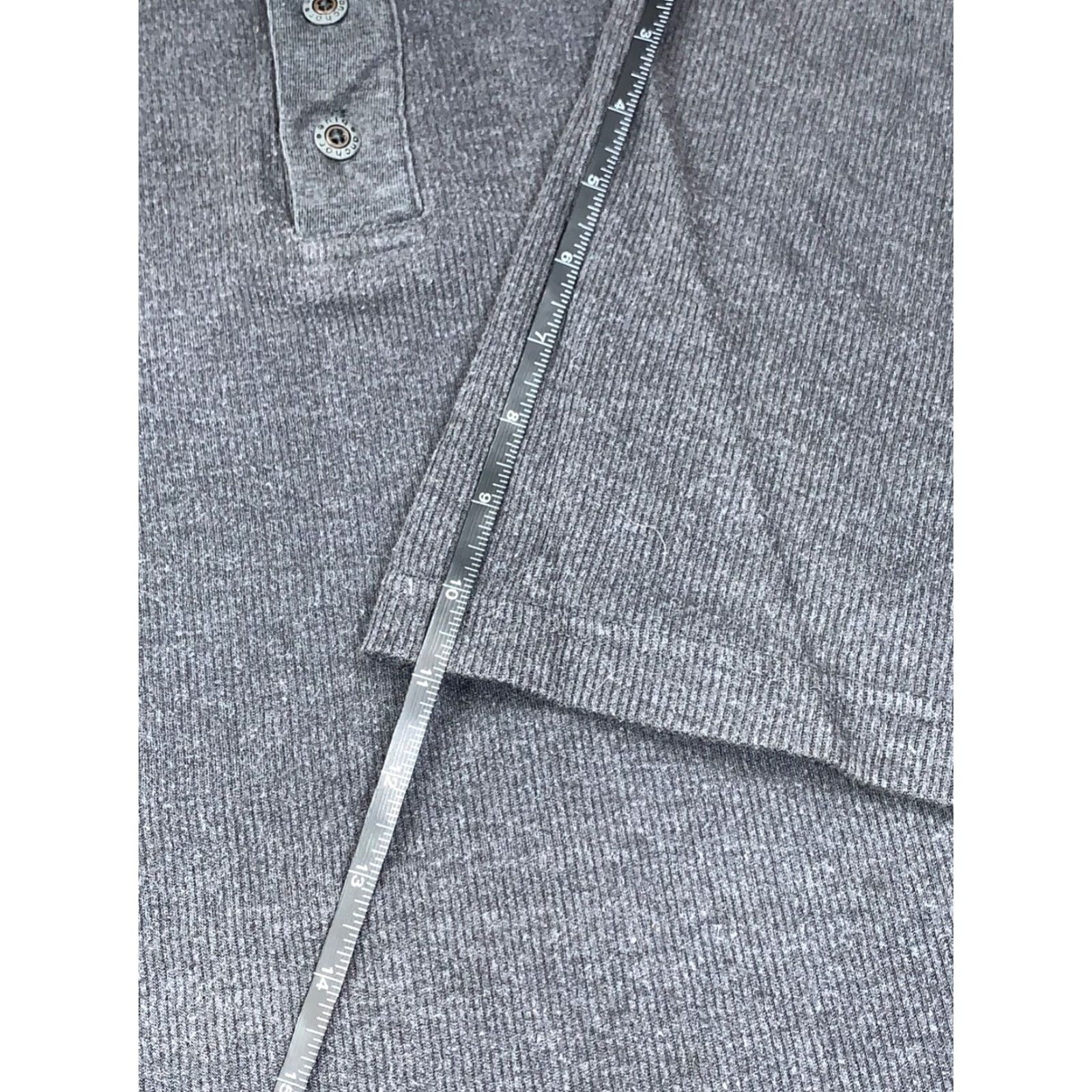 Anchor Blue VINTAGE Anchor Blue T-Shirt Henley Shirt Short Sleeve Mens L Gray Casual 3967 Size US L / EU 52-54 / 3 - 6 Thumbnail