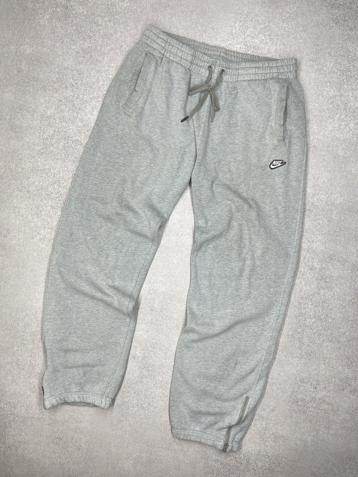 Vintage Nike Basic Sweatpants Grey Drill Y2K ACG TECH