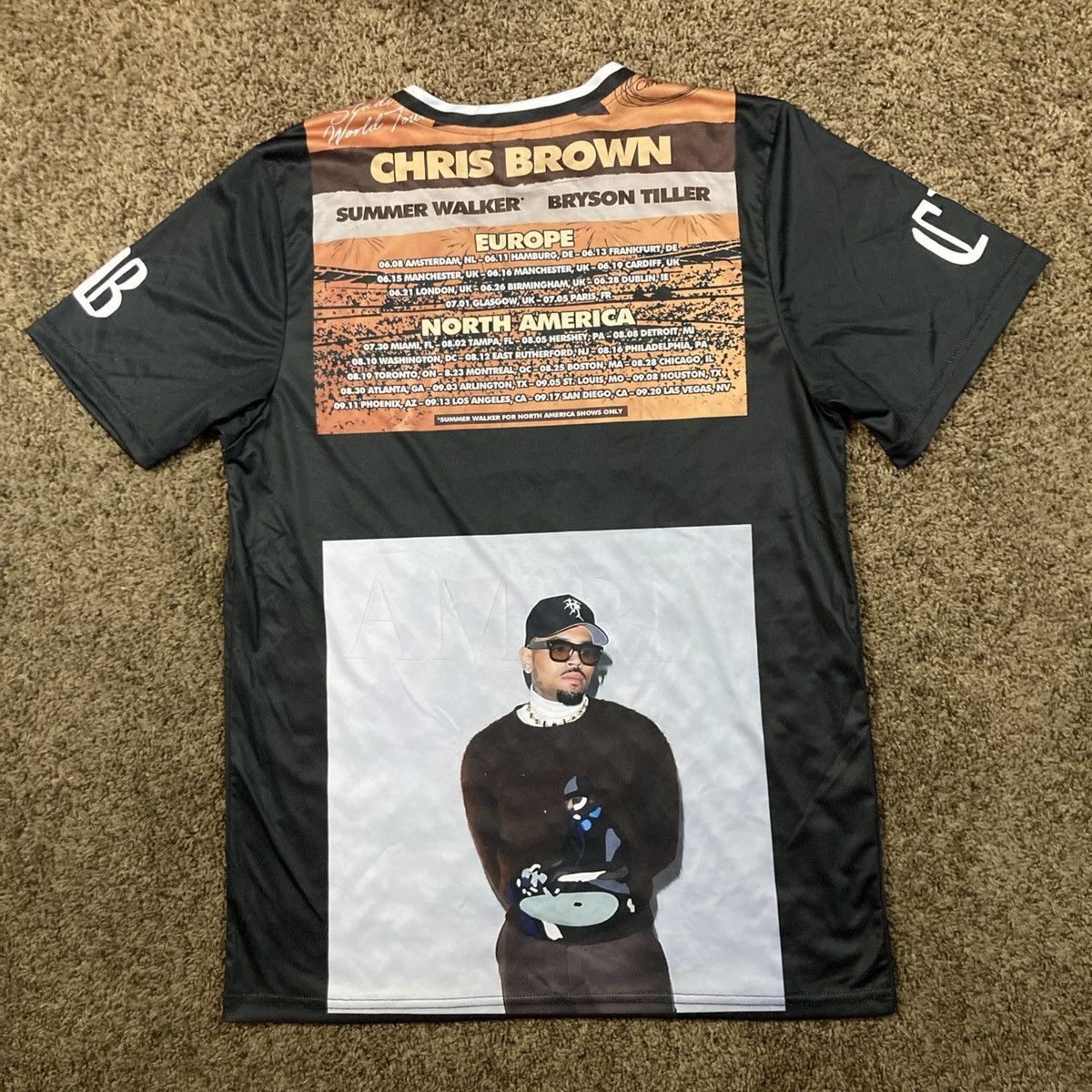 Other Chris Brown Breezy Bowl XX Tour 20th Jersey Shirt Sz Small Size US S / EU 44-46 / 1 - 3 Thumbnail