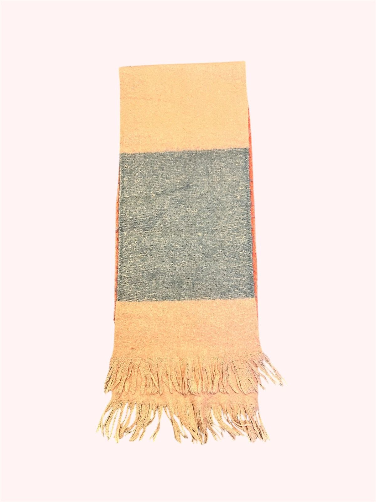 Jil Sander Tricolor Block Mohair Scarf Size ONE SIZE - 3 Thumbnail
