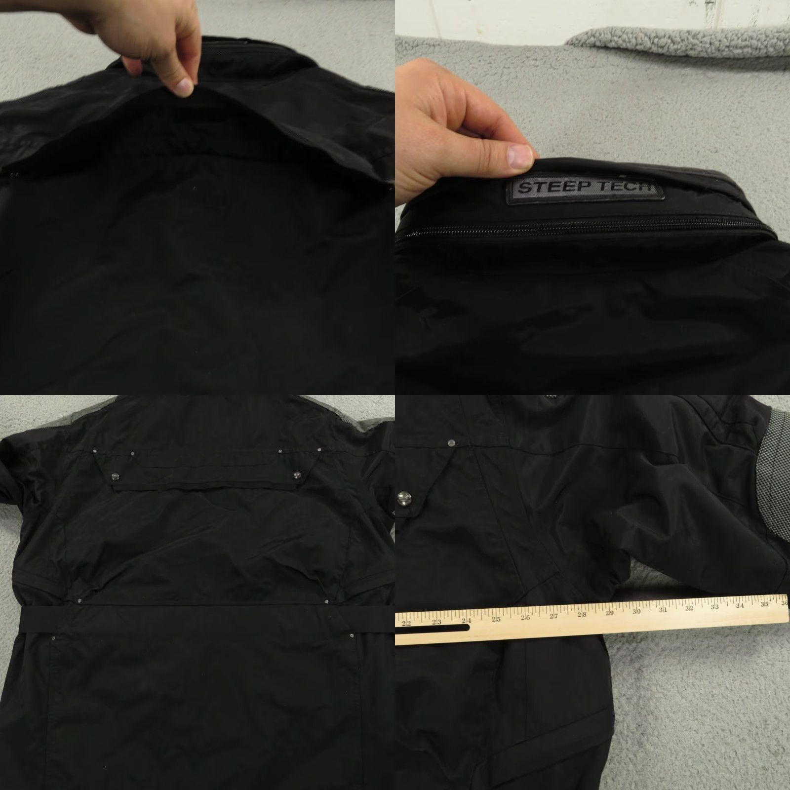 The North Face The North Face Steep Tech Jacket 3XL Mens Black Grey Convertible Hood Ski Snow Trek Parka Size US XXL / EU 58 / 5 - 9 Thumbnail