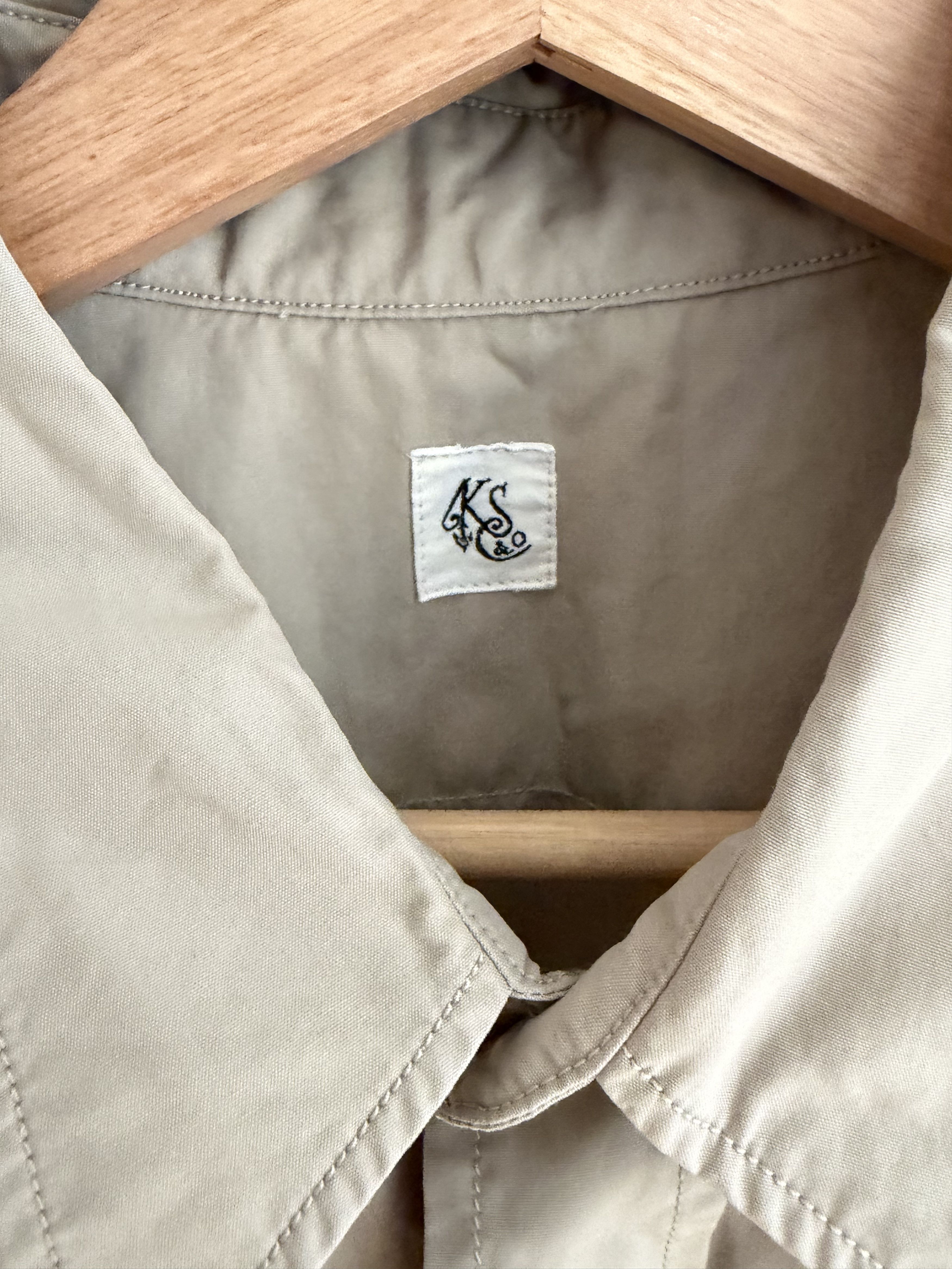 Kaptain Sunshine SS Work Shirt Light Beige Size US M / EU 48-50 / 2 - 5 Thumbnail