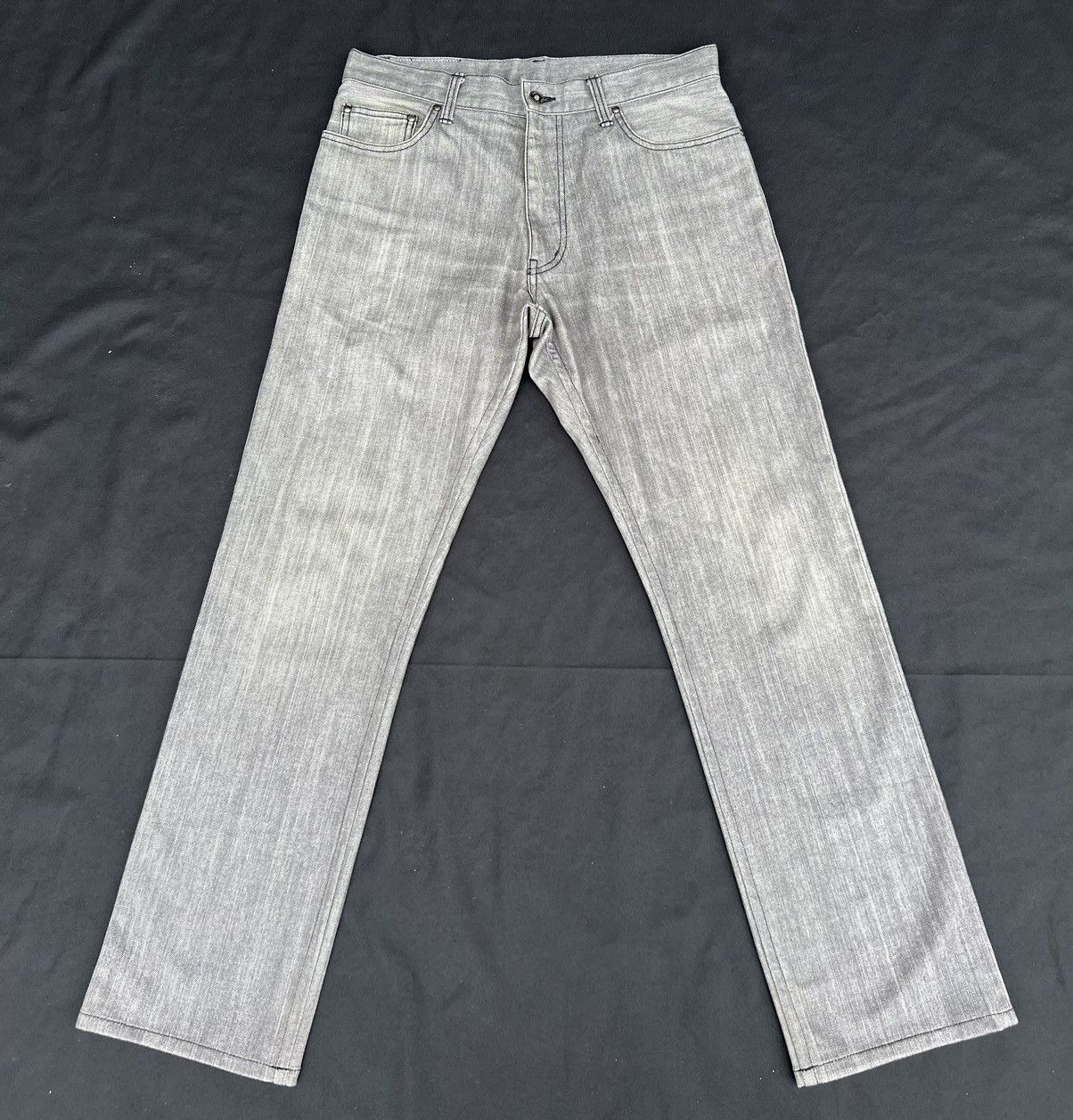 Lanvin Vintage Lanvin Collection Stretch Grey Denim Jeans Size US 31 - 19 Thumbnail