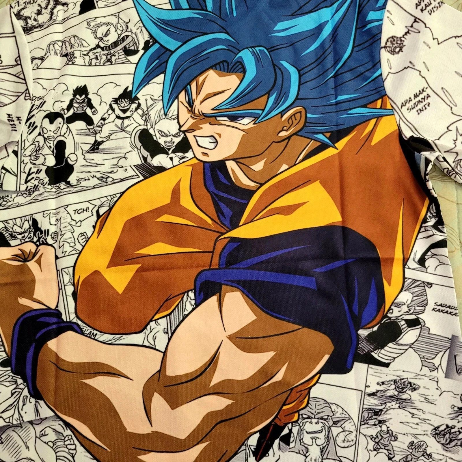 Other Japan Anime Soccer Jersey Gogeta Dragon Ball Blue Edition Size US M / EU 48-50 / 2 - 4 Thumbnail
