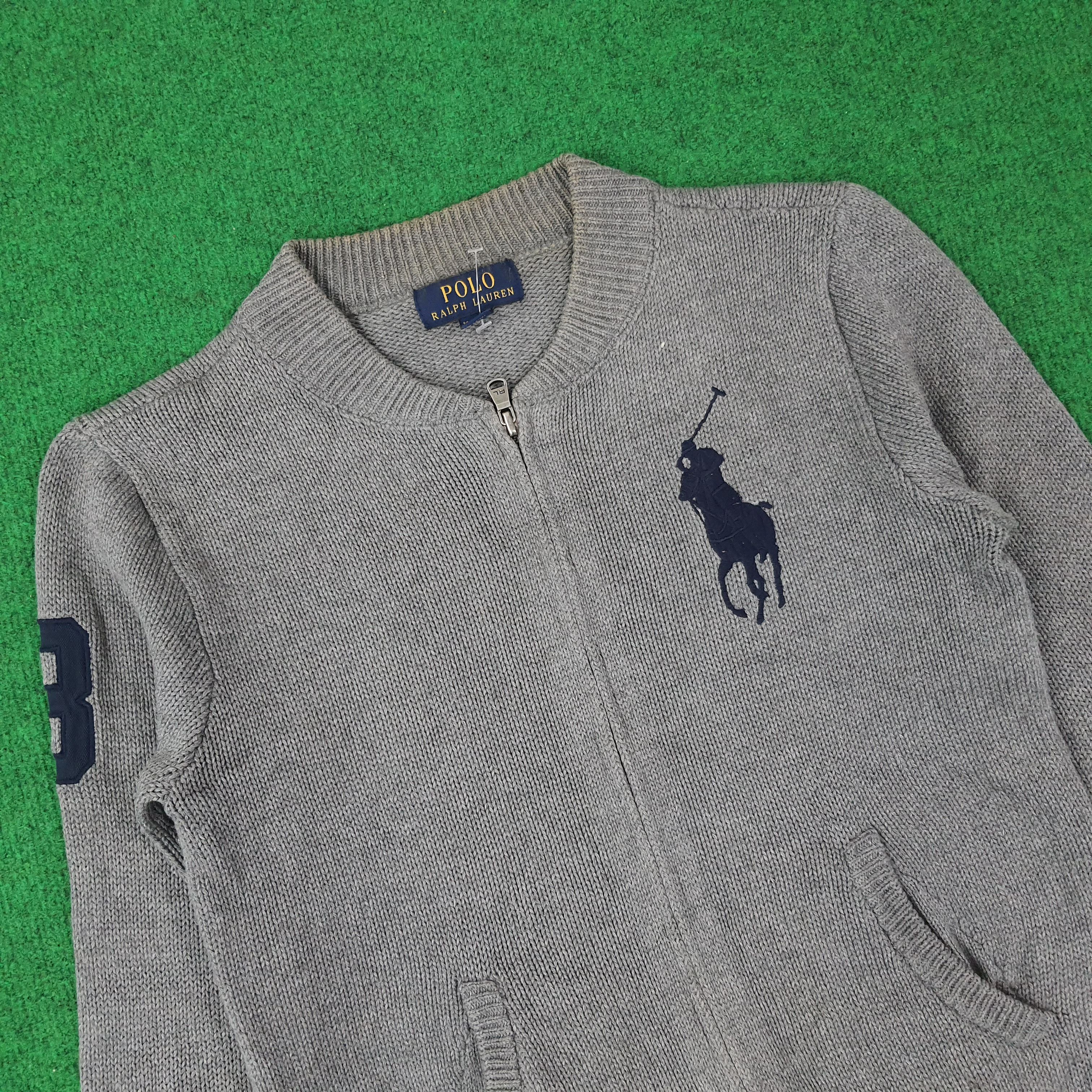 Polo Ralph Lauren Vintage POLO Ralph Lauren Zipper Knitted Sweatshirt C245N12 Size US XS / EU 42 / 0 - 2 Thumbnail
