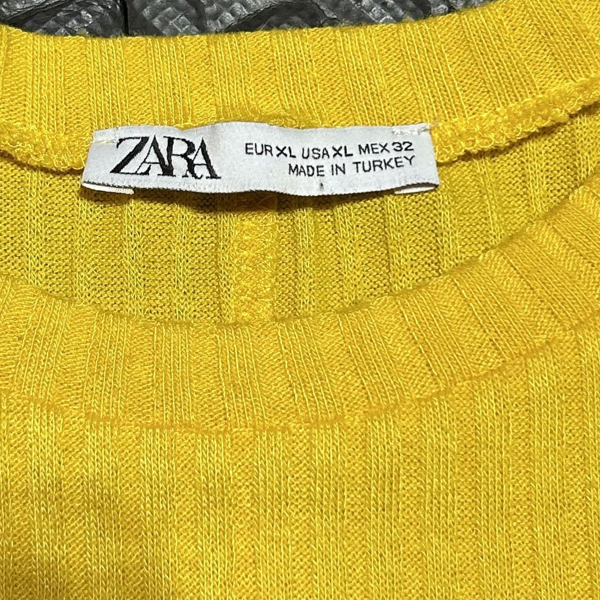 Zara Zara Midi Sweater Dress Ribbed Knit Yellow L/S Womens XL Size XL / US 12-14 / IT 48-50 - 2 Thumbnail