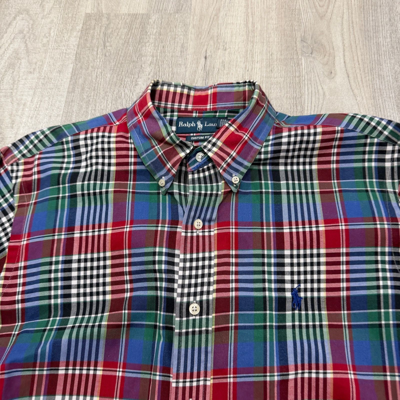 Polo Ralph Lauren Vintage Polo Ralph Lauren Custom Fit Button Down Shirt Large Size US L / EU 52-54 / 3 - 3 Thumbnail