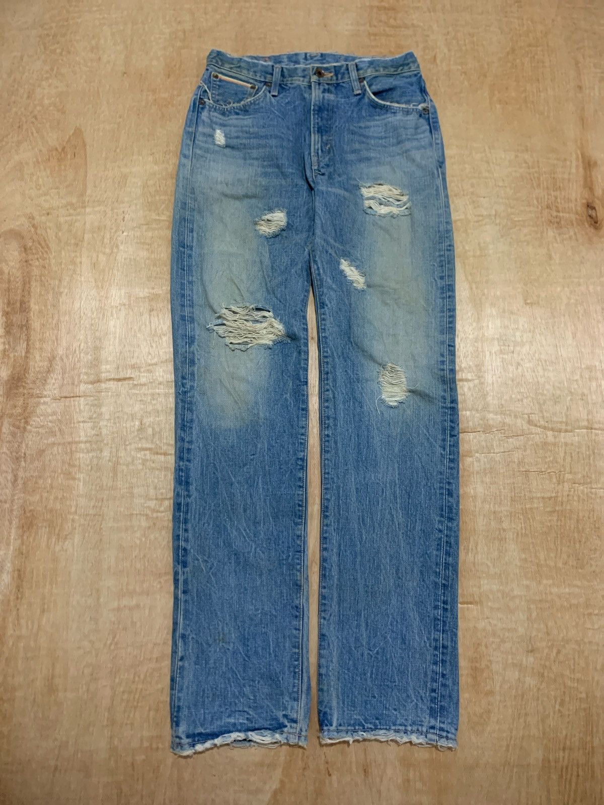 Japanese Brand Vintage Distressed Denim Edwin Selvedge Jeans Size US 30 / EU 46 - 2 Thumbnail