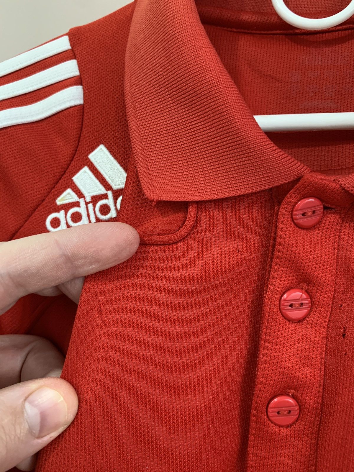 Adidas Liverpool 2008 Football Polo Shirt Adidas Soccer Jersey Sz L Size US XL / EU 56 / 4 - 7 Thumbnail
