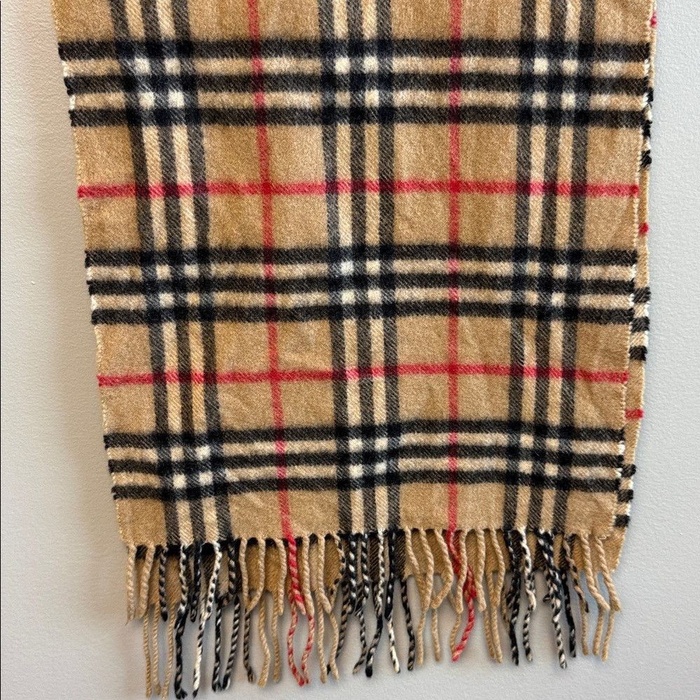 Burberry Burberry Vintage 100% Cashmere Nova Check Scarf Size ONE SIZE - 6 Thumbnail