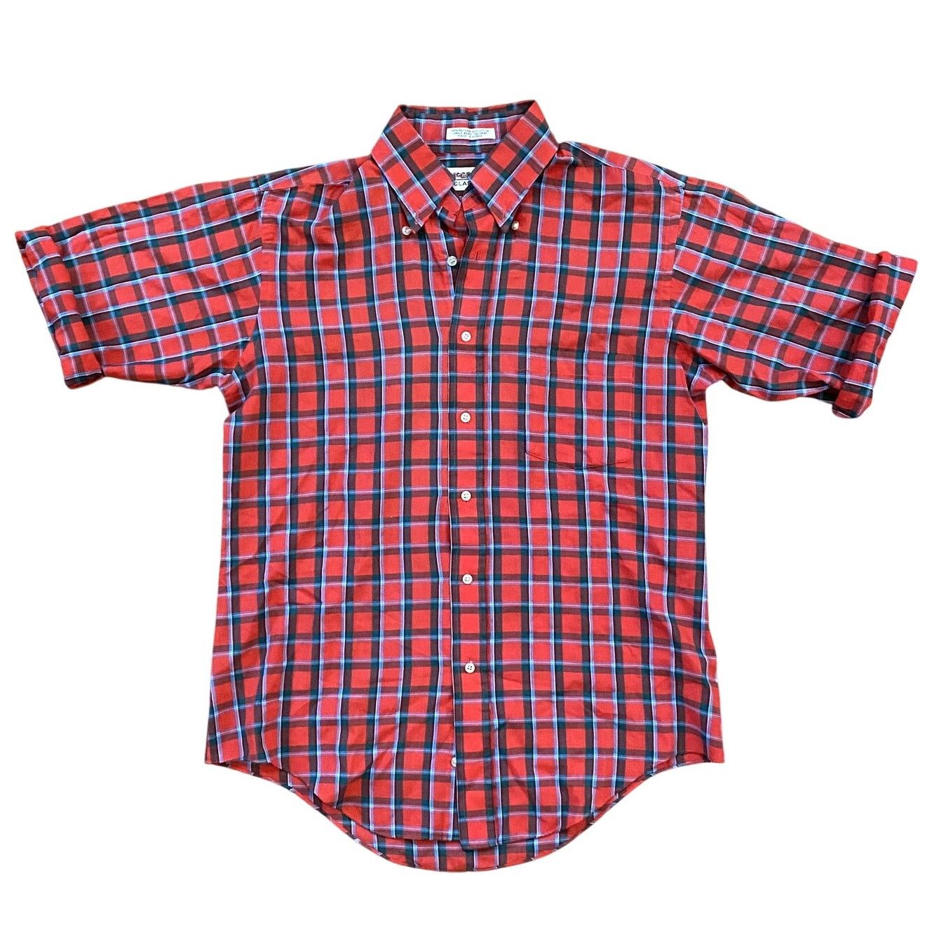 McGregor × Vintage Vintage McGregor Plaid Short Sleeve Button Down Shirt Size US M / EU 48-50 / 2 - 1 Thumbnail