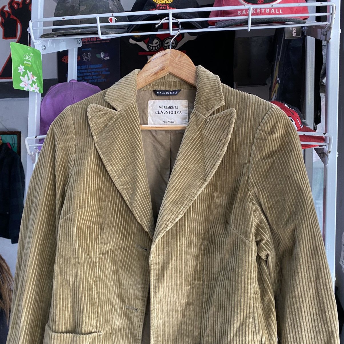Vetements De Sport By Wim Neels VINTAGE‼️Vetements Classiques Wim Neels Made Italy Corduroy Size US S / EU 44-46 / 1 - 3 Thumbnail