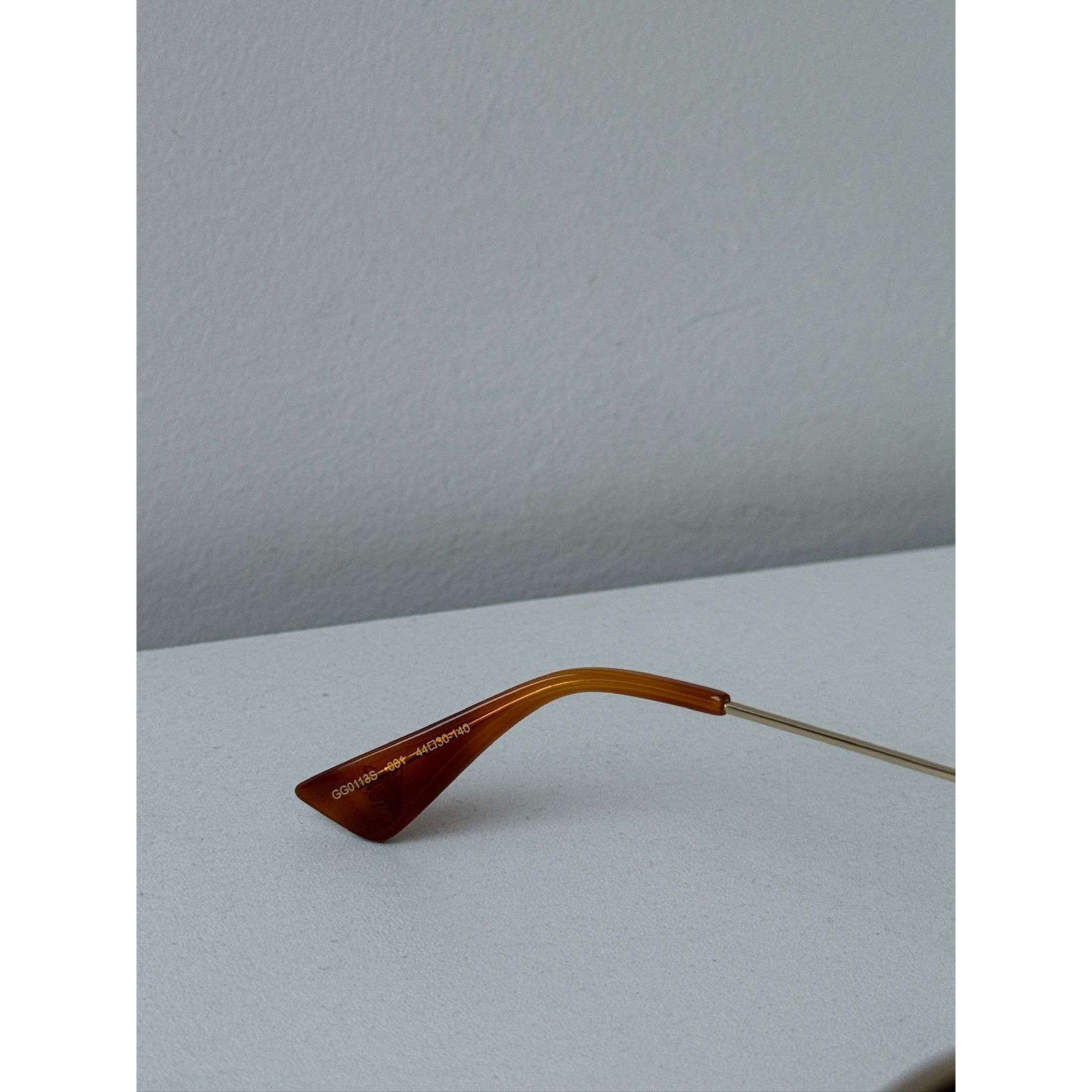 Gucci RARE! NEW Gucci GG0113S Blind for Love Black Sunglasses Size ONE SIZE - 8 Thumbnail