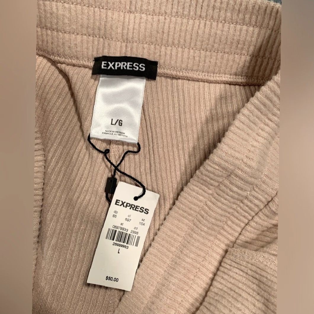 Express Express lounge pants NWT large Pink Women Regular Ankle L Size 36" / US 14 / IT 50 - 3 Thumbnail