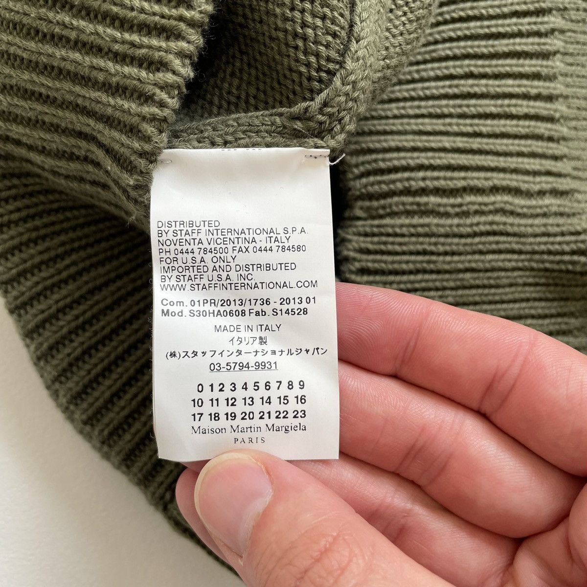 Maison Margiela S/S 13 Military Patch Detail Cardigan Size US M / EU 48-50 / 2 - 12 Thumbnail