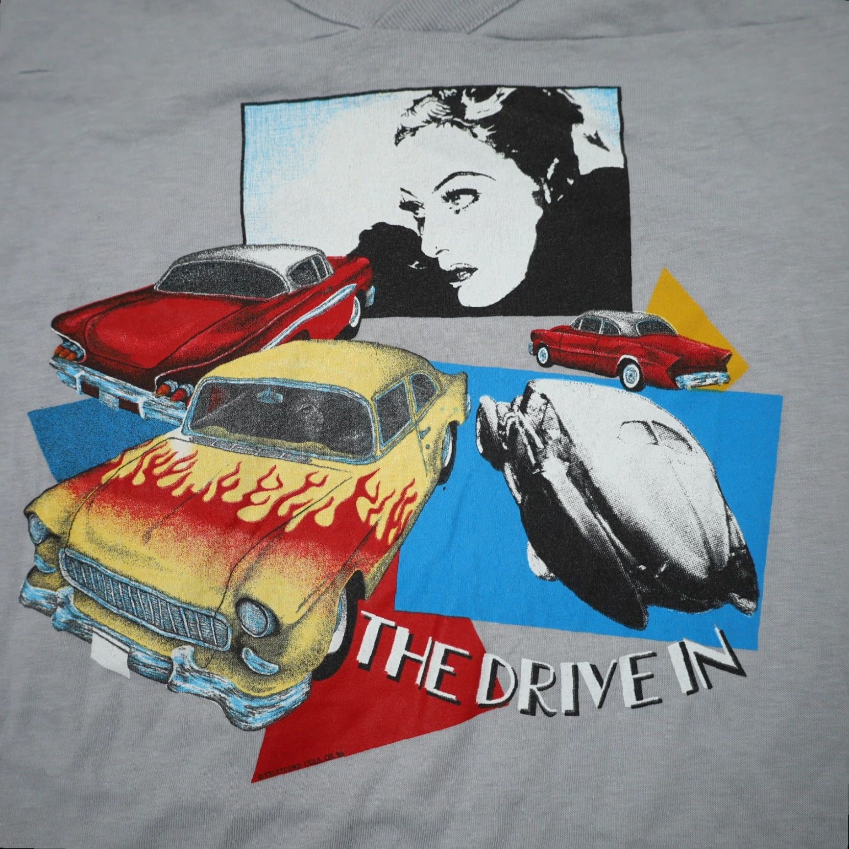 Vintage VINTAGE The Drive Ins Graphic Ringer T Shirt Size US L / EU 52-54 / 3 - 3 Thumbnail