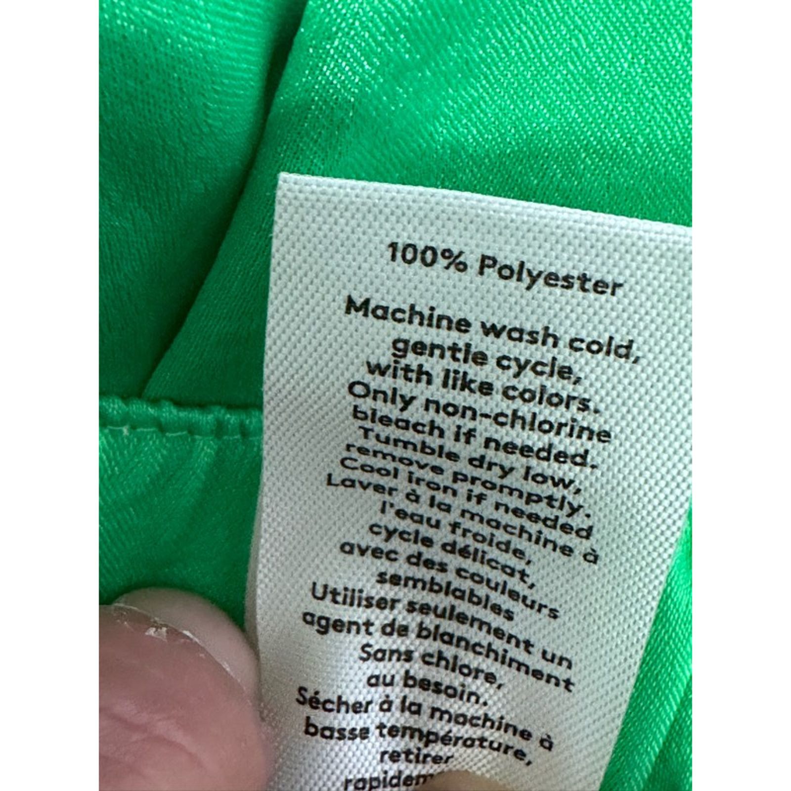 Other Abound Shorts High Rise Elastic Waistband Green Women's L Size 35" - 8 Thumbnail