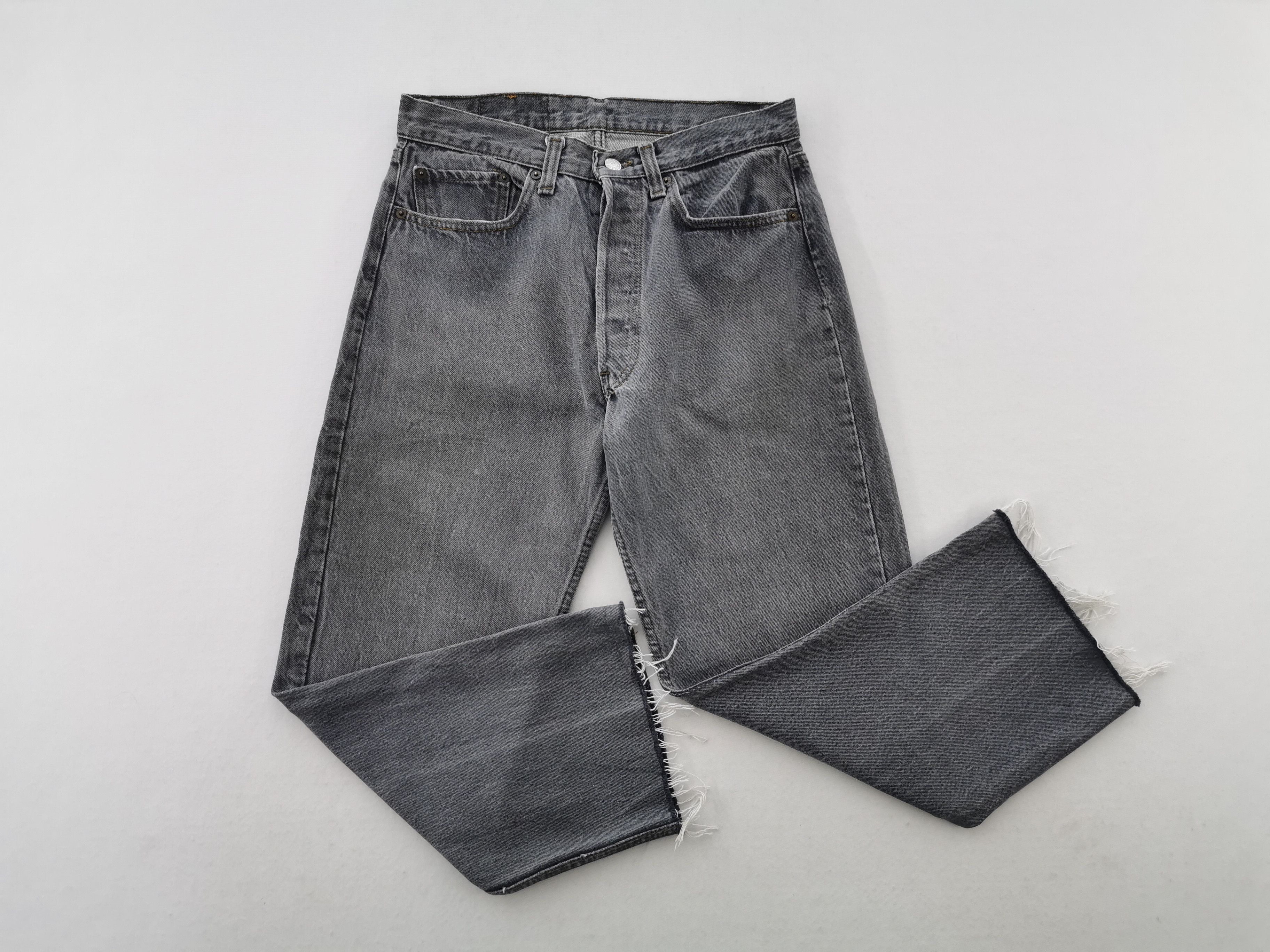 Levi's Distressed Vintage 90's Levis Lot 501 Denim Made In USA Size 27" / US 4 / IT 40 - 4 Thumbnail