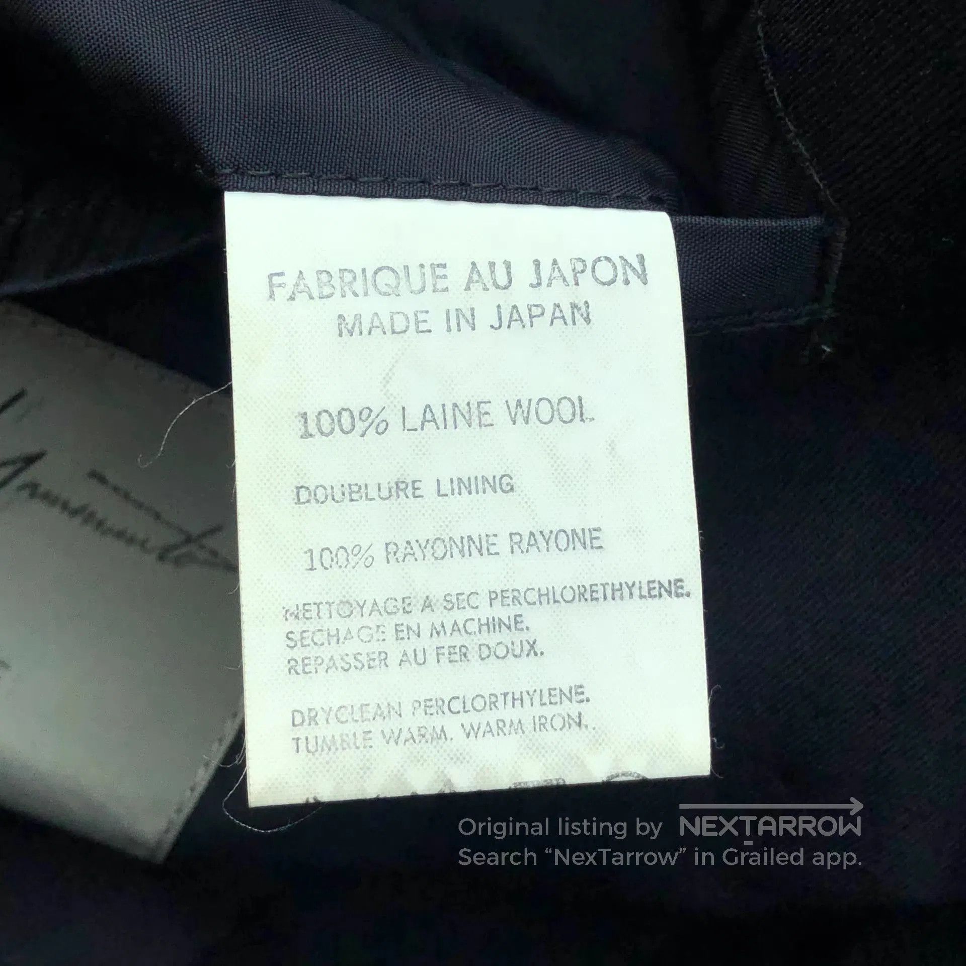 Yohji Yamamoto Black Double. Size US S / EU 44-46 / 1 - 7 Thumbnail