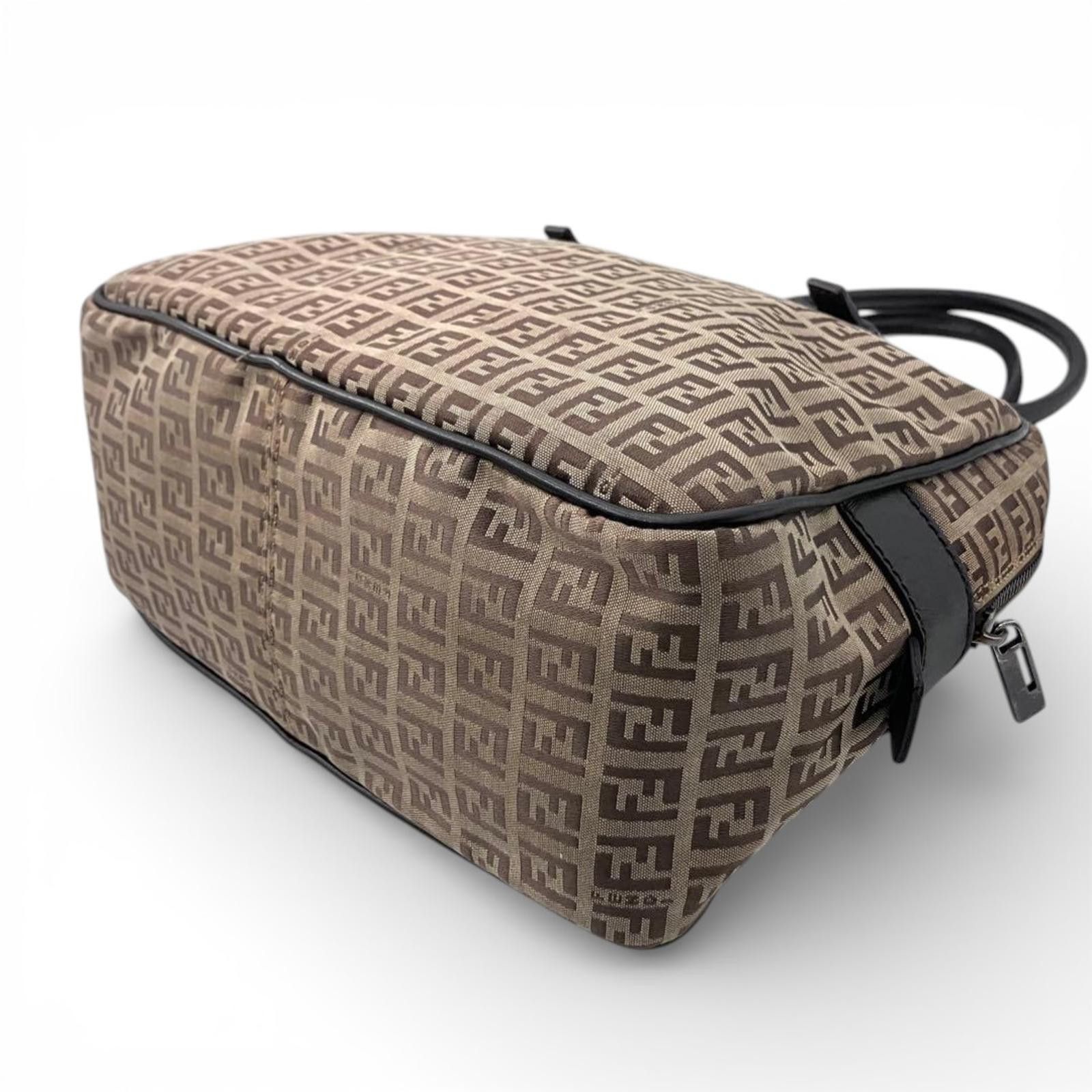 Fendi Fendi - Zucca Monogram Canvas Tote Bag Size ONE SIZE - 4 Thumbnail