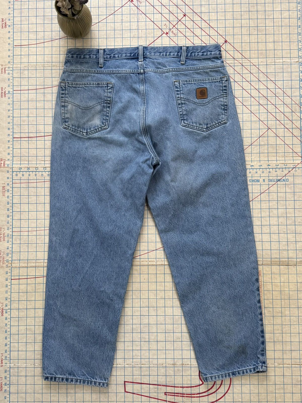 Carhartt Carhartt Light Wash Denim Mens Size 40x30 Workwear Pants Size US 40 / EU 56 - 11 Thumbnail