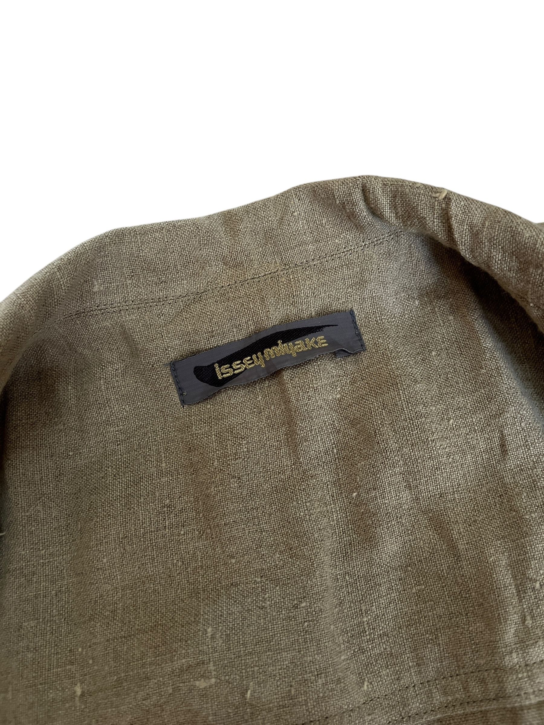 Issey Miyake Vintage 80s Issey Miyake Brush Label Canvas Jacket Size US M / EU 48-50 / 2 - 10 Thumbnail