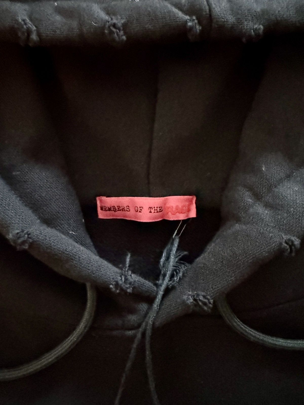 Other Members of the Rage Distressed Hoodie in Black - SIZE SMALL Size US S / EU 44-46 / 1 - 3 Thumbnail