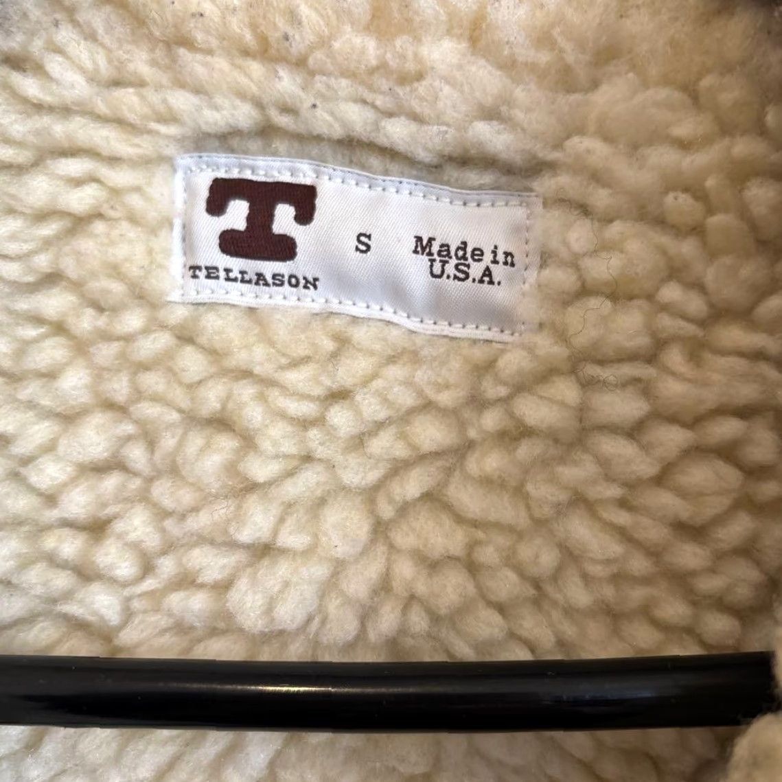 Tellason Tellason Denim Boa Jacket S Unisex Adults Made in USA Cotton Blue Regular Size S Size US S / EU 44-46 / 1 - 2 Thumbnail