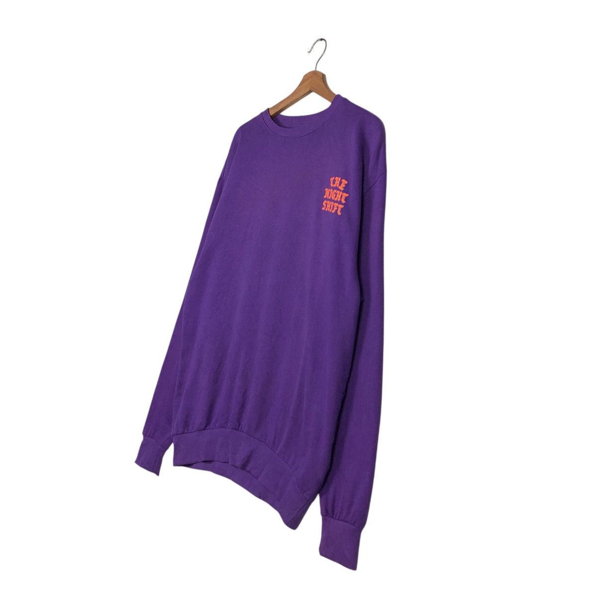 Japanese Brand 📌Vintage Sweatshirt The Night Shift Big Logo Issey Miyake Size US M / EU 48-50 / 2 - 3 Thumbnail