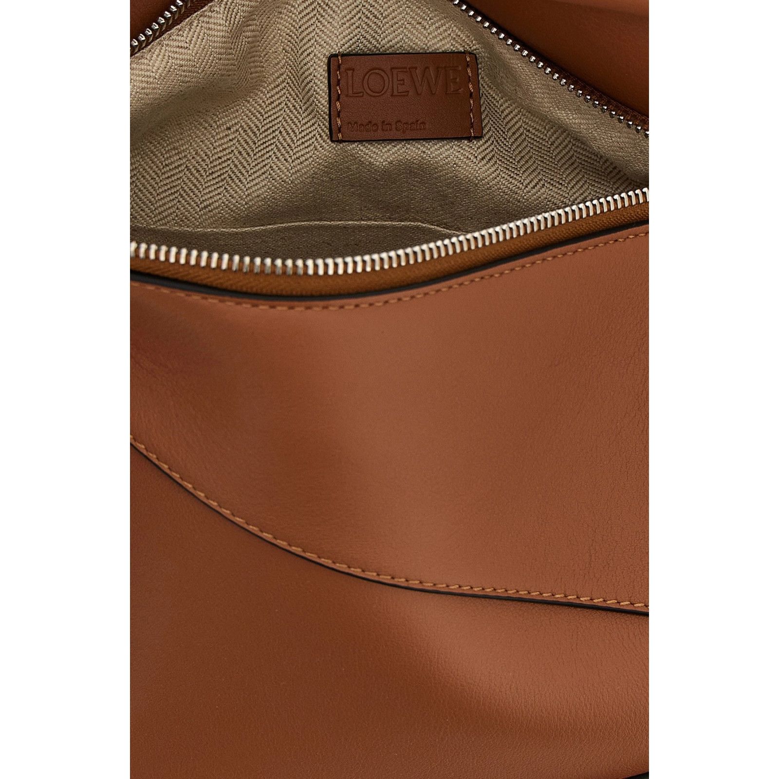 Loewe LOEWE Puzzle Small Edge $3850 Brown Leather Handbag New & Au Size ONE SIZE - 4 Thumbnail
